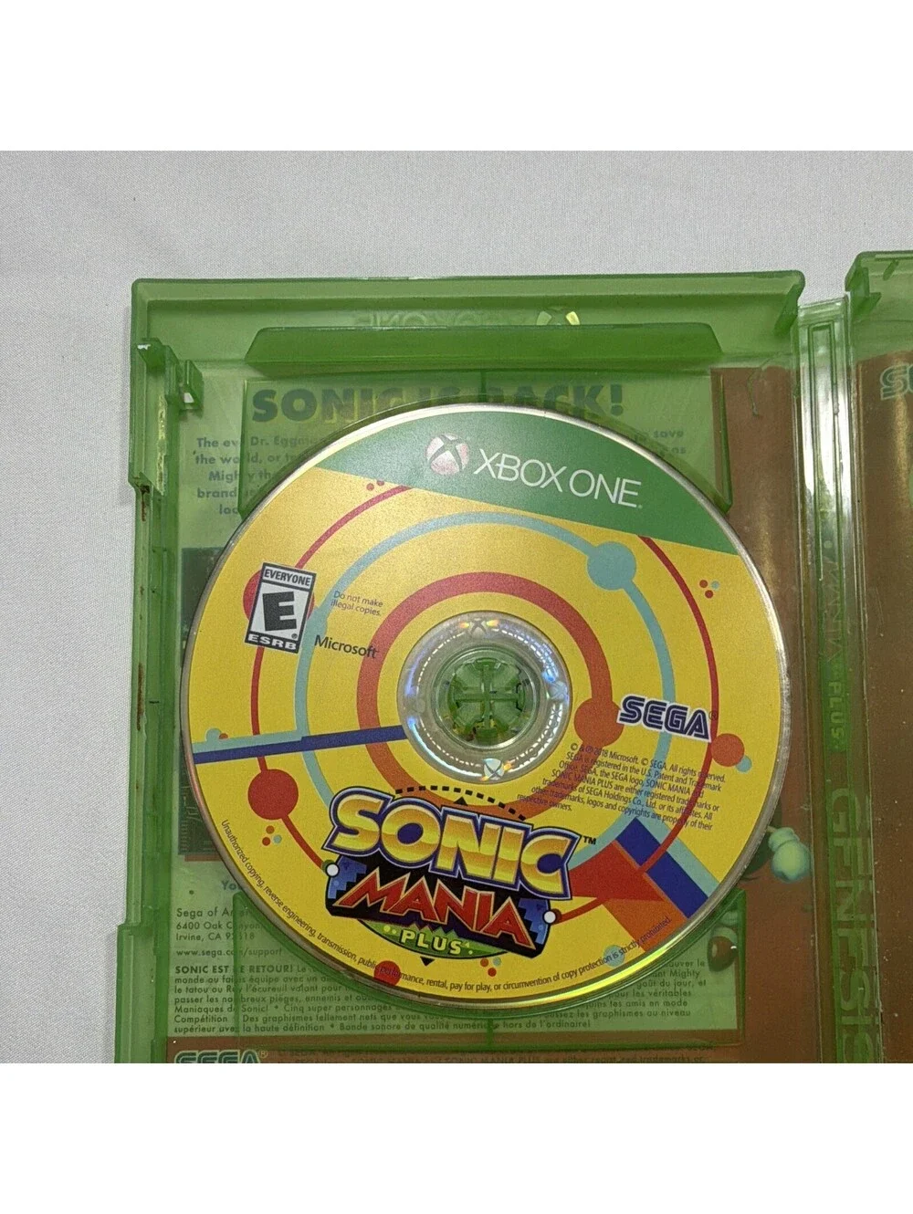 SEGA Sonic Mania Plus Xbox One Platformer Sonic the Hedgehog Series E 4K